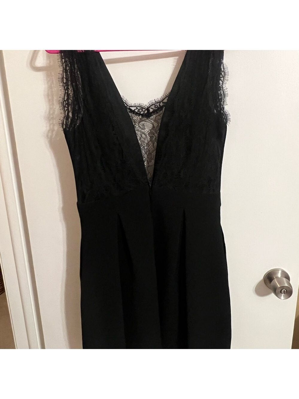 BCBGENERATION Black Lace Detail Dress 8 - Picture 4 of 7